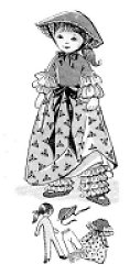 13" Sunbonnet Girl