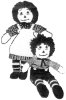 Raggedy Sock Dolls