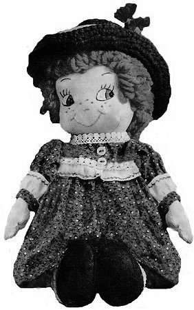 Doll with Crocheted Hat