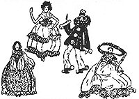 Four French Dolls